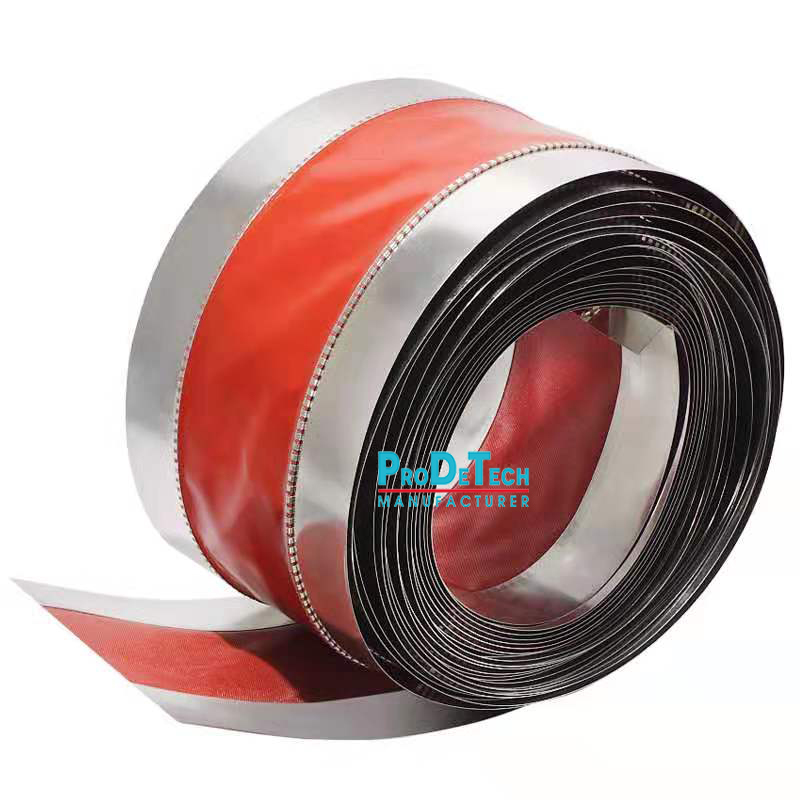 Cổ bạt mềm vải sợi thủy tinh tráng silicon chịu nhiệt 280°C