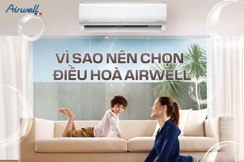 Máy lạnh Airwell 2HP có ưu điểm gì? Những điểm nổi bật bạn nên biết