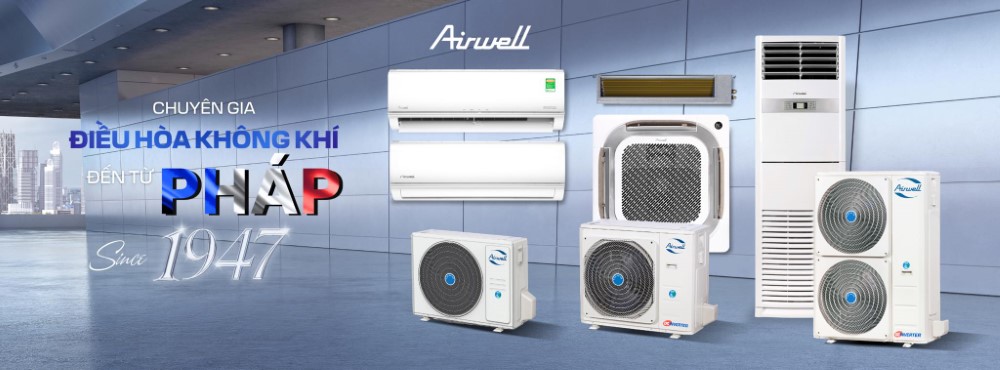 Máy lạnh Airwell của nước nào sản xuất? Tìm hiểu nguồn gốc thương hiệu