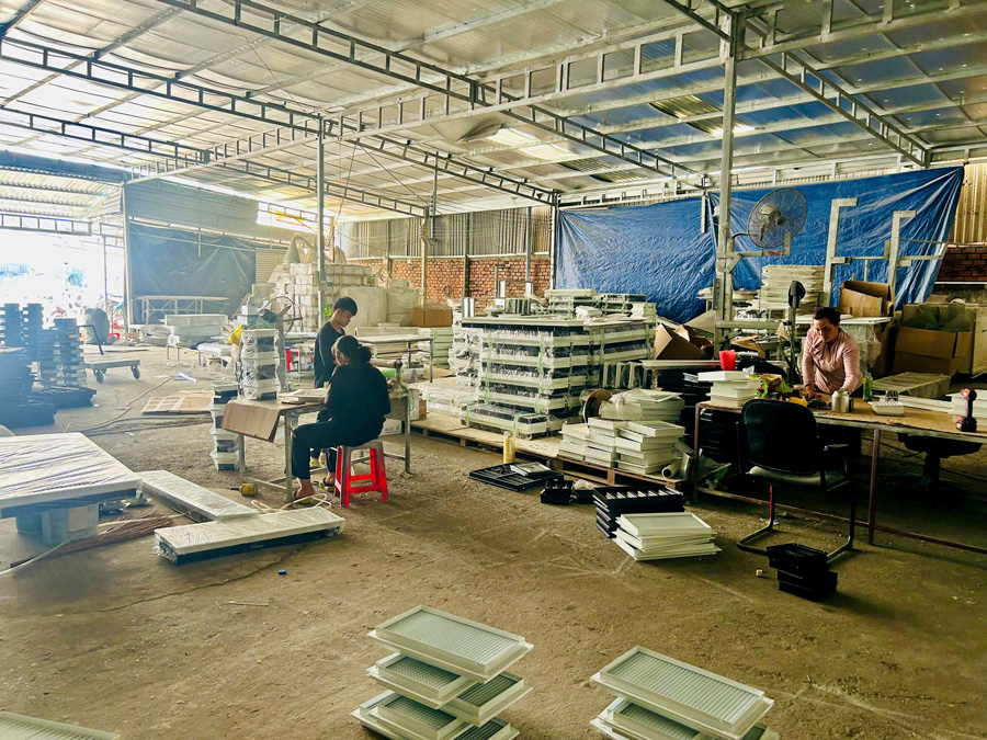 Xưởng sản xuất miệng gió cho hệ thống HVAC - G-Sora