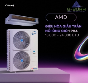 HỆ THỐNG ĐIỀU HÒA ÂM TRẦN NỐI ỐNG GIÓ AIRWELL - GIẢI PHÁP HOÀN HẢO CHO BIỆT THỰ, NHÀ HÀNG, KHÁCH SẠN
