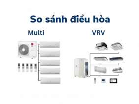 So sánh điều hòa Multi và VRV để tối ưu đầu tư cho công trình