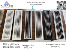 Miệng gió nhựa Linear