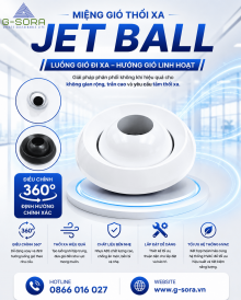 Miệng gió thổi xa nhựa ABS ( Jetball ) 
